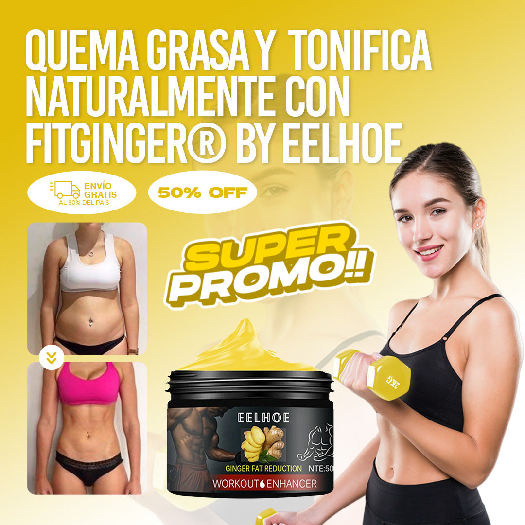 FIT GINGER™ - QUEMADOR DE GRASA Y TONIFICADOR NATURAL